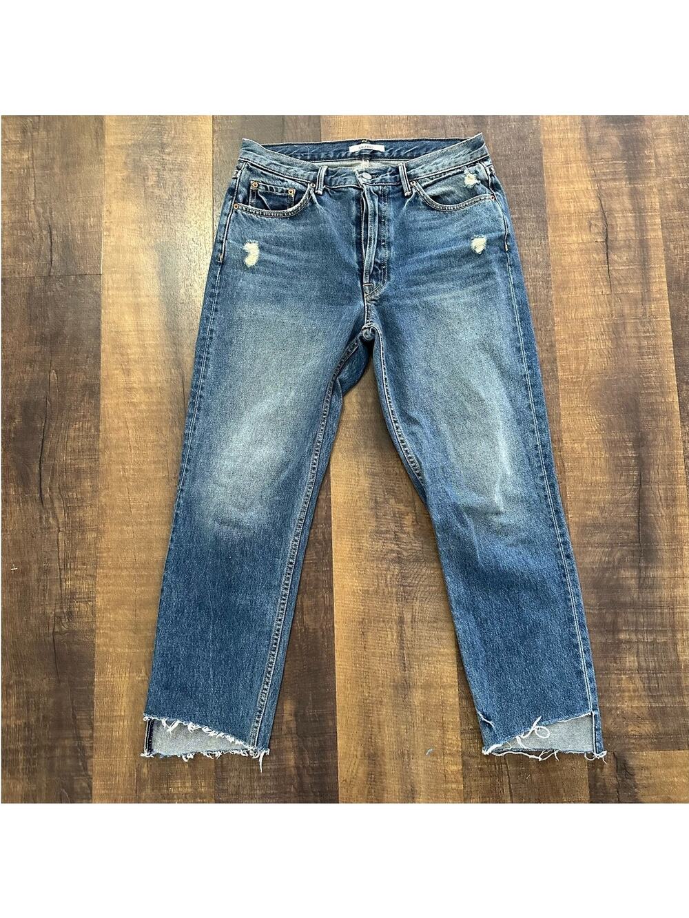 GRLFRND Helena High Rise Straight Jeans Size 29